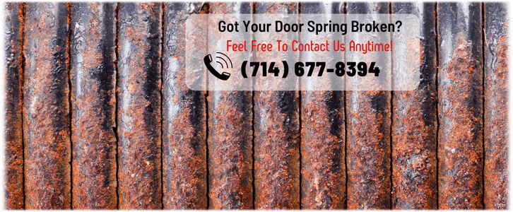 Broken Garage Door Spring Repair Orange CA